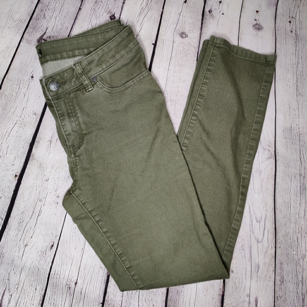 Prana 8/29 skinny jean green
